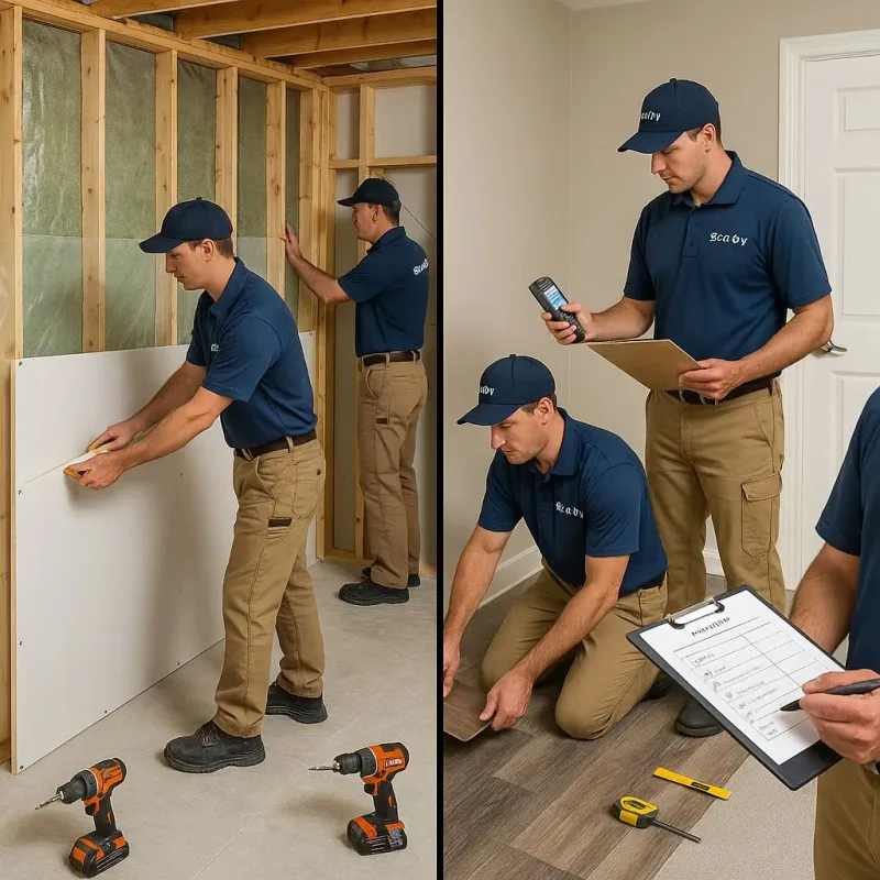 Repairs and Reconstruction process in Reading, OH